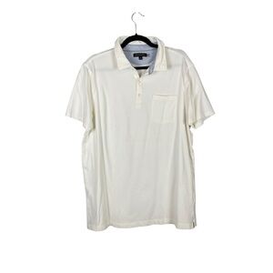Banana Republic Performance Pique Polo Shirt Men’s XL White